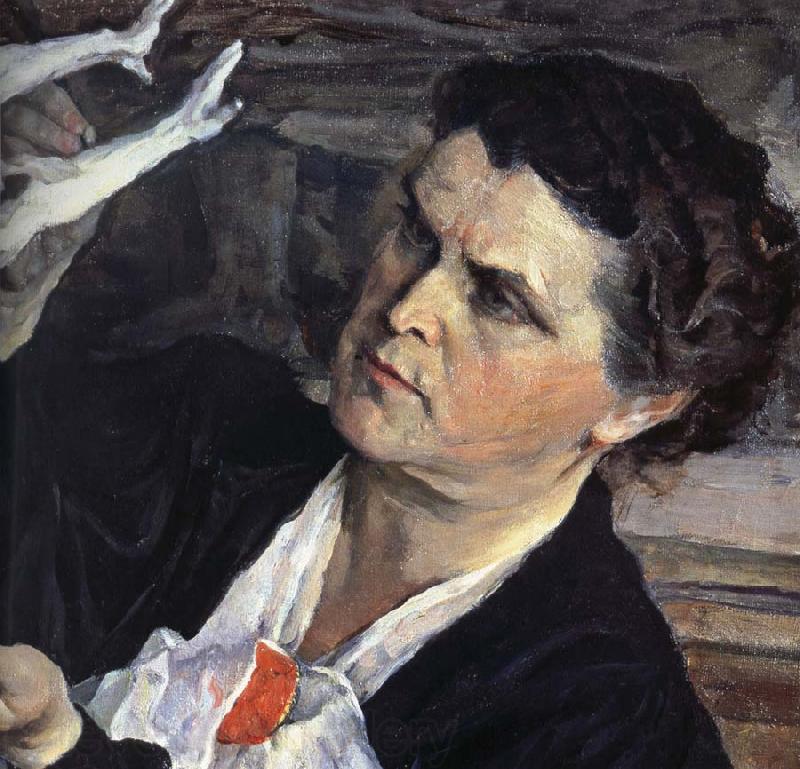 Nesterov Nikolai Stepanovich The Sculptor of portrait Spain oil painting art